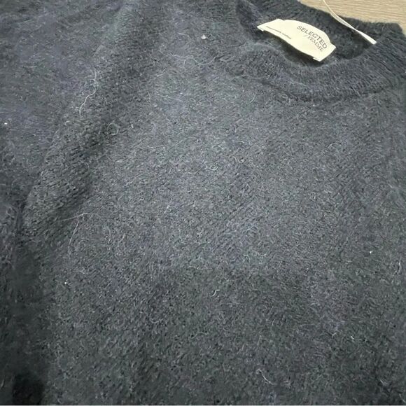 Selected Femme NWT LULU O-NECK NOOS - Jumper Sapphire melange Navy XL - Picture 7 of 15